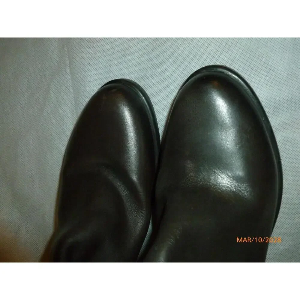 NWOB NEW Emanuele‎ Crasto Brown Leather Made in Italy Ankle Boots sz 38 US 7.5